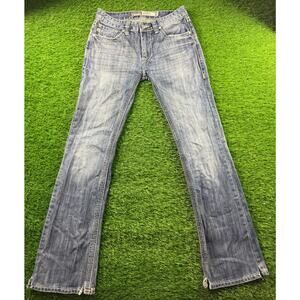 Rock & Roll Denim Men's 32x36 Pistol Bootcut Jeans Regular Fit Stretch Cowboy